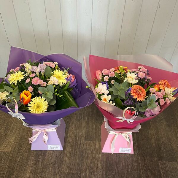Flowers delivered to customer
