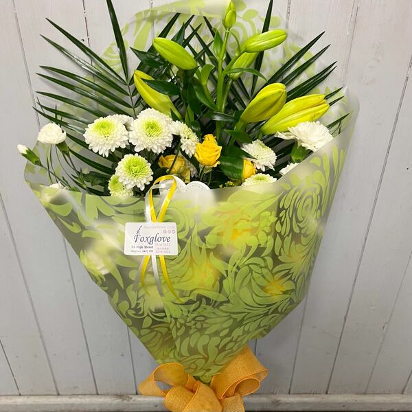 Flowers delivered to customer