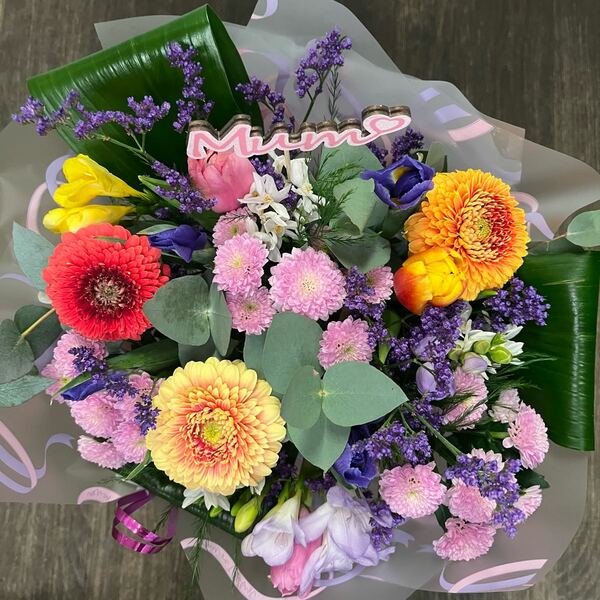 Flowers delivered to customer