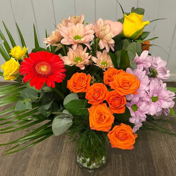 Flowers delivered to customer