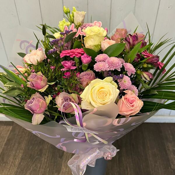 Flowers delivered to customer