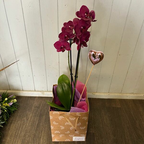 Flowers delivered to customer