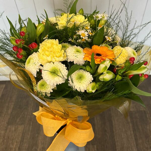 Flowers delivered to customer