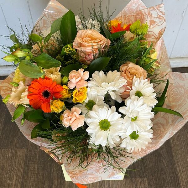 Flowers delivered to customer