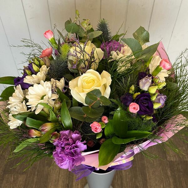 Flowers delivered to customer