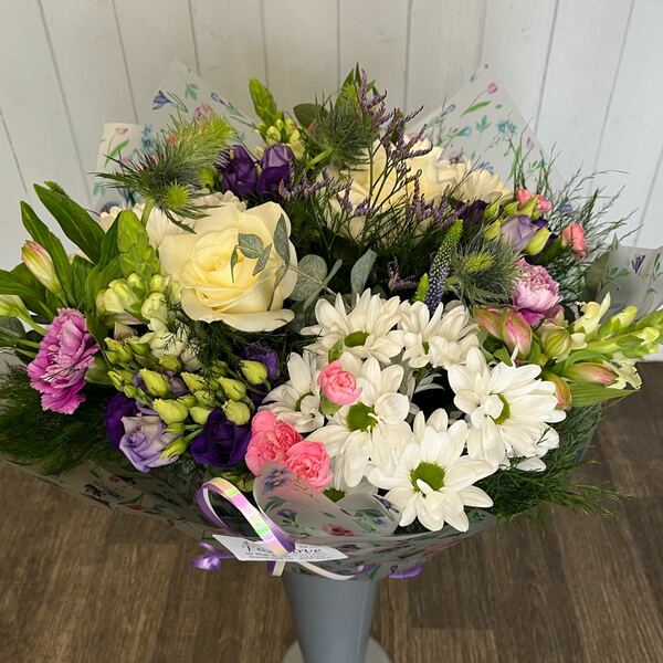 Flowers delivered to customer