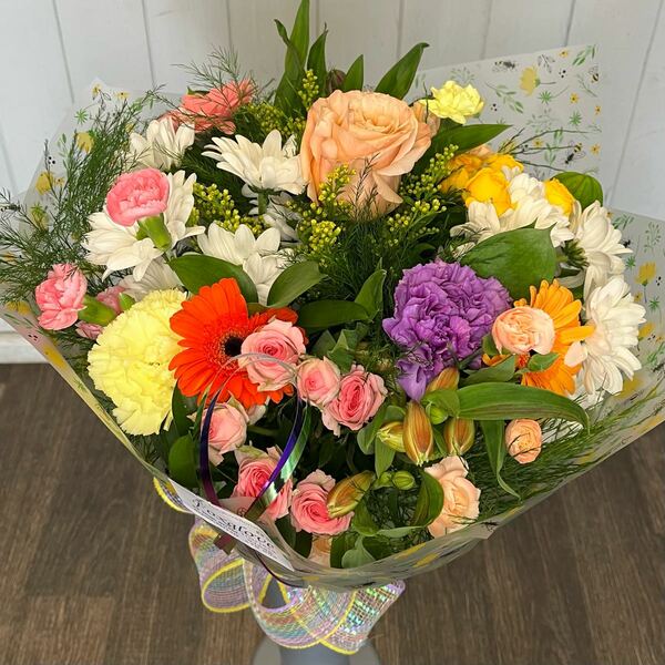 Flowers delivered to customer