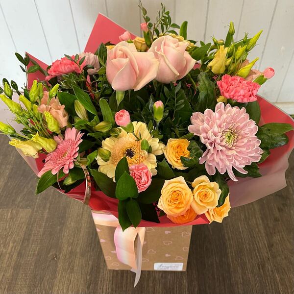 Flowers delivered to customer