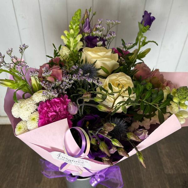 Flowers delivered to customer
