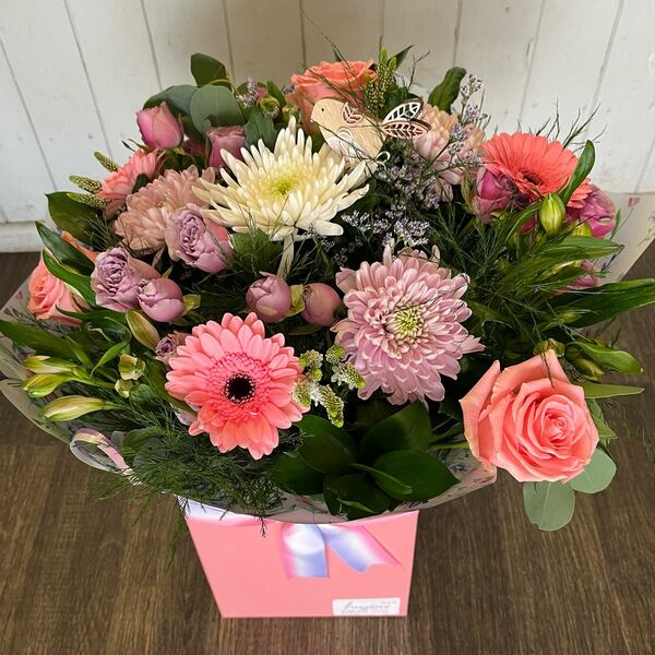 Flowers delivered to customer
