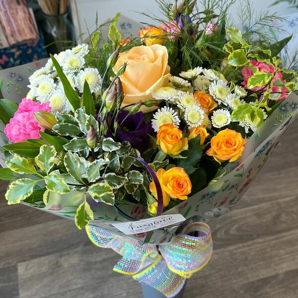 Flowers delivered to customer