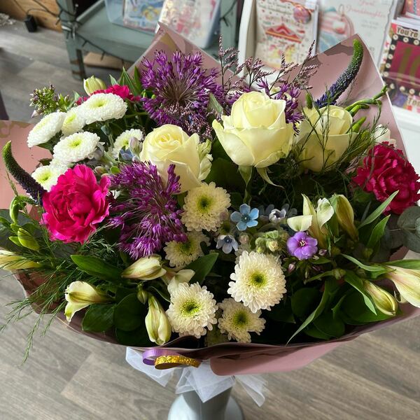 Flowers delivered to customer