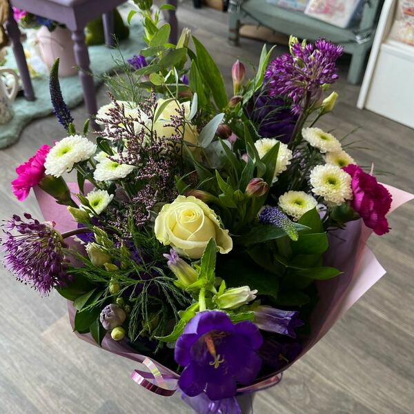 Flowers delivered to customer