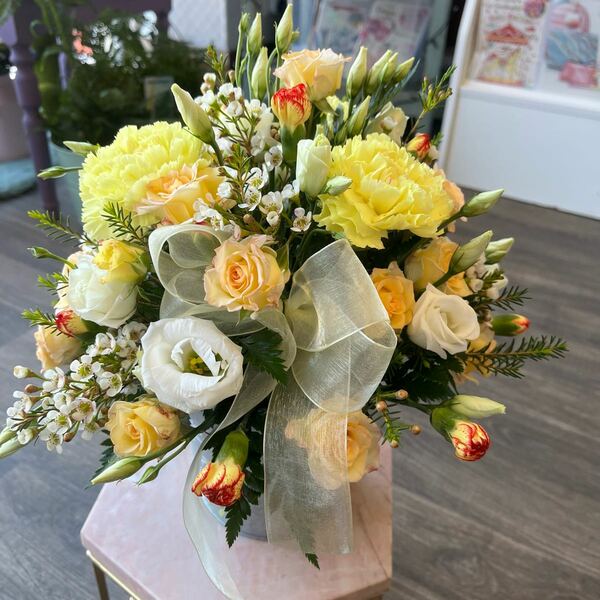 Flowers delivered to customer