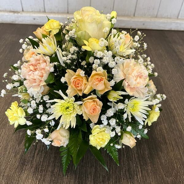 Flowers delivered to customer