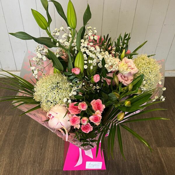 Flowers delivered to customer