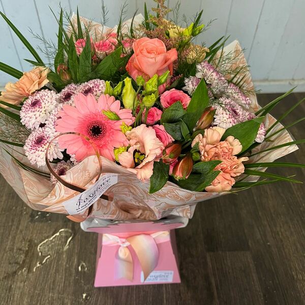 Flowers delivered to customer