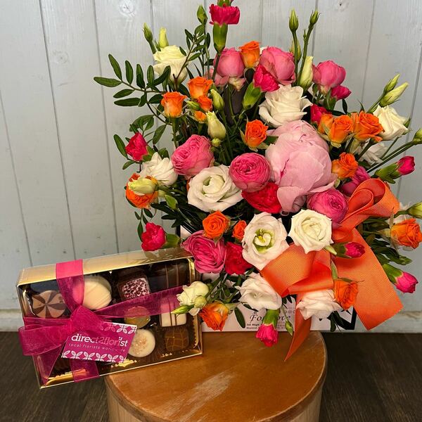 Flowers delivered to customer