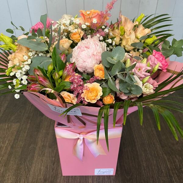Flowers delivered to customer