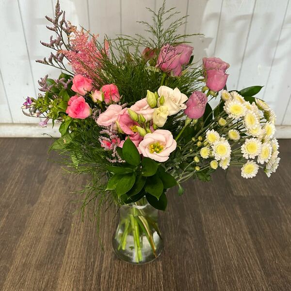 Flowers delivered to customer