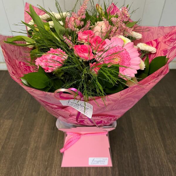 Flowers delivered to customer
