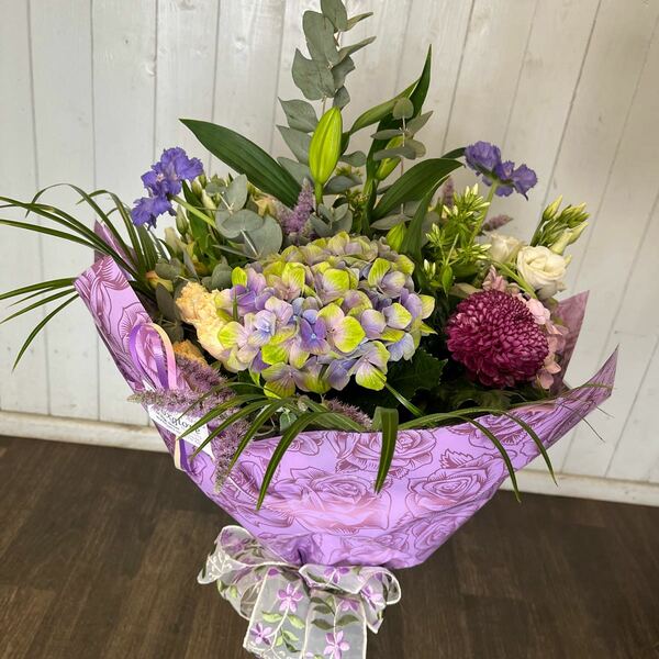 Flowers delivered to customer