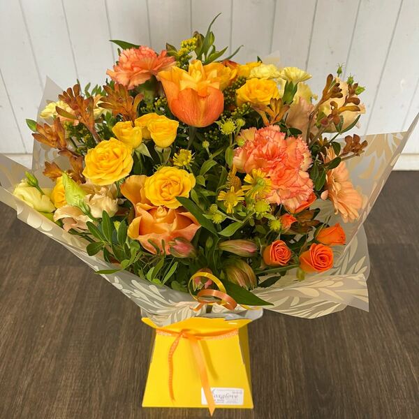 Flowers delivered to customer