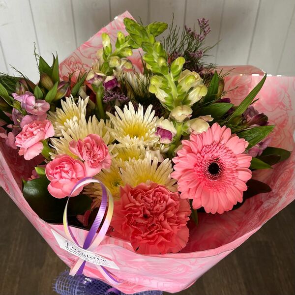Flowers delivered to customer