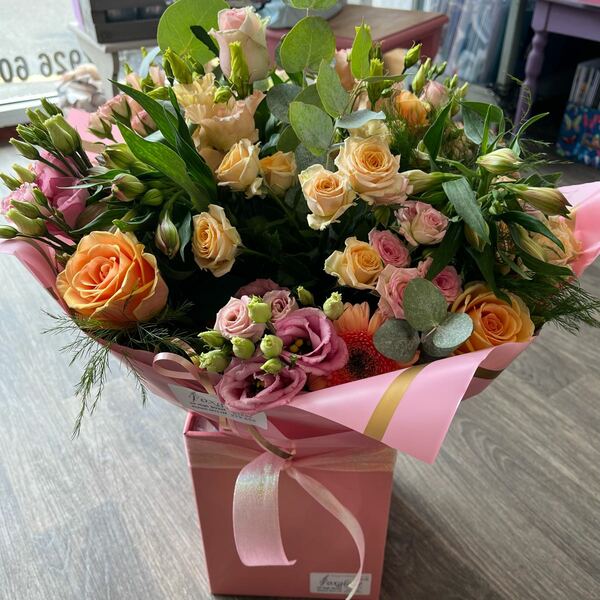 Flowers delivered to customer