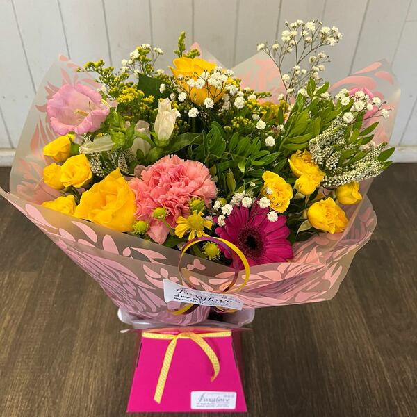 Flowers delivered to customer