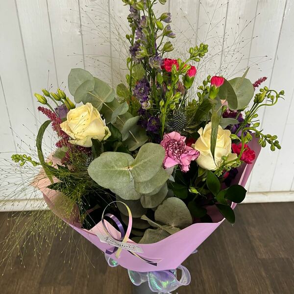 Flowers delivered to customer