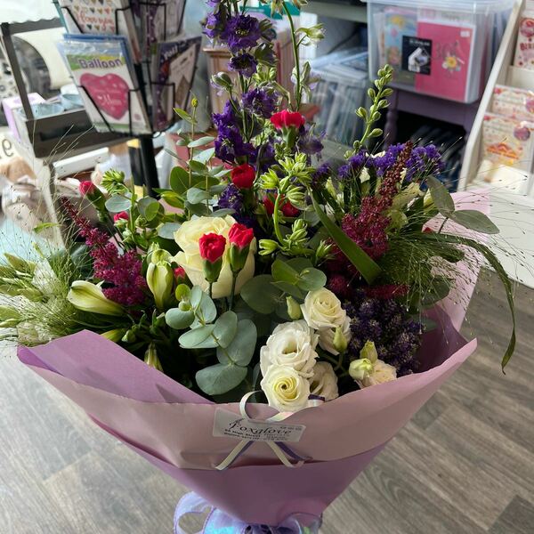 Flowers delivered to customer
