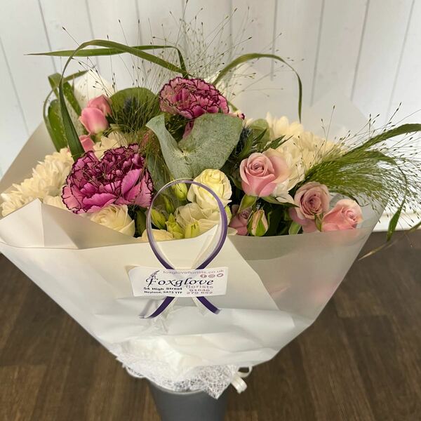 Flowers delivered to customer