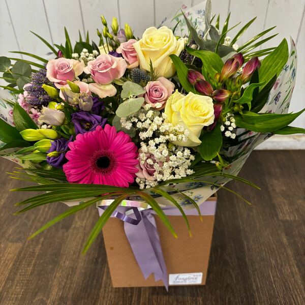 Flowers delivered to customer