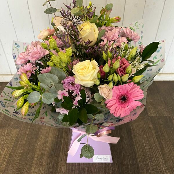 Flowers delivered to customer
