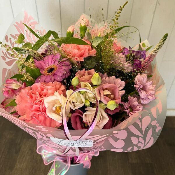 Flowers delivered to customer