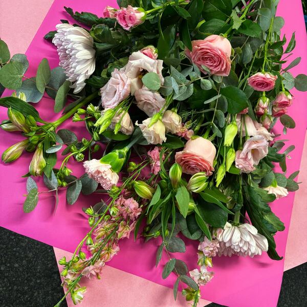 Flowers delivered to customer