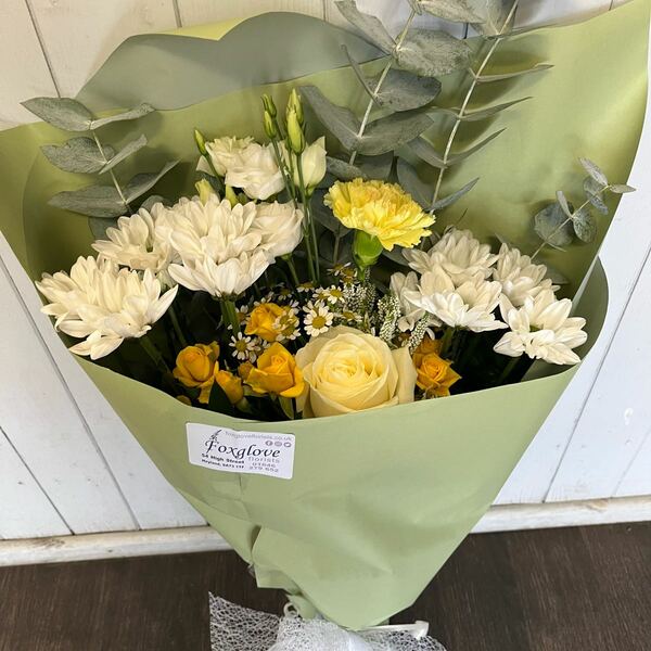 Flowers delivered to customer