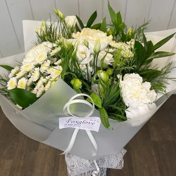 Flowers delivered to customer