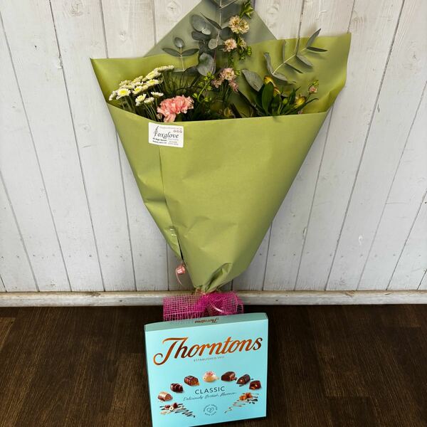 Flowers delivered to customer