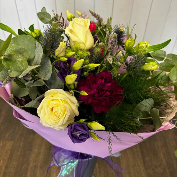 Flowers delivered to customer