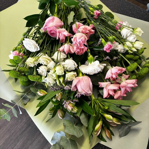Flowers delivered to customer