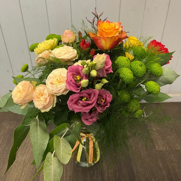 Flowers delivered to customer