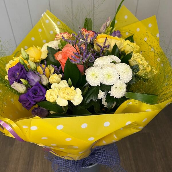 Flowers delivered to customer