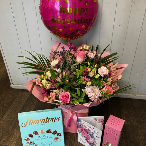 Flowers delivered to customer