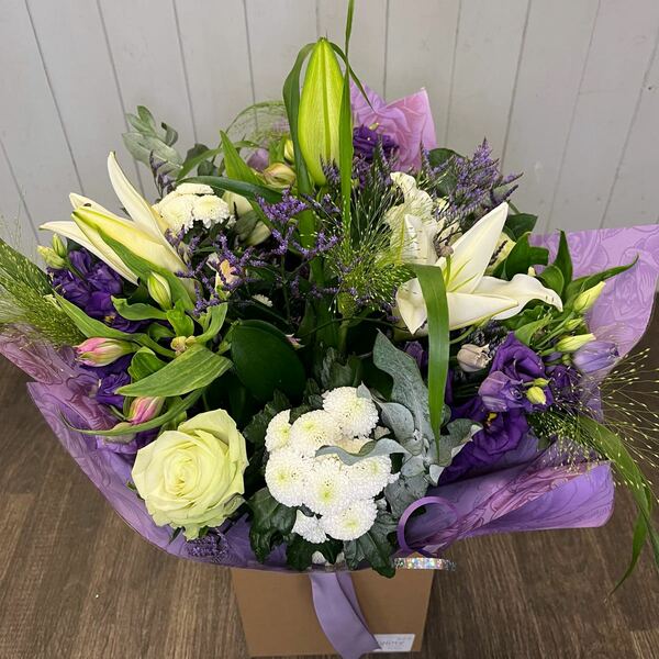 Flowers delivered to customer