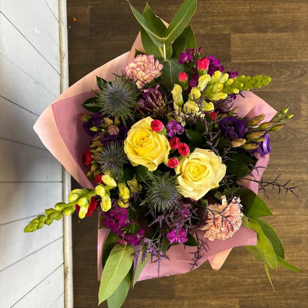 Flowers delivered to customer
