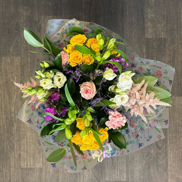 Flowers delivered to customer