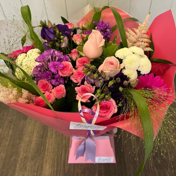 Flowers delivered to customer