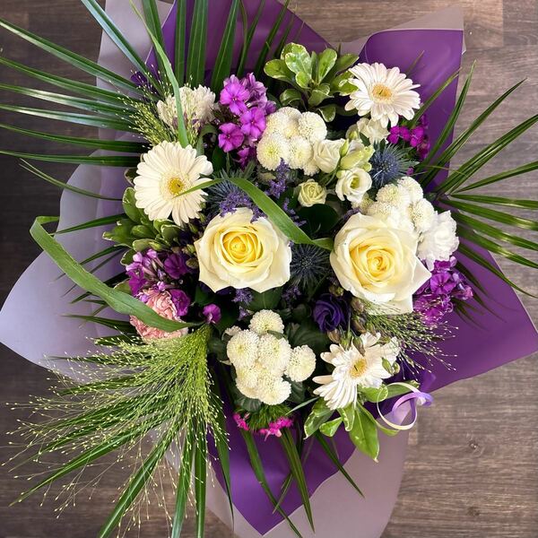 Flowers delivered to customer